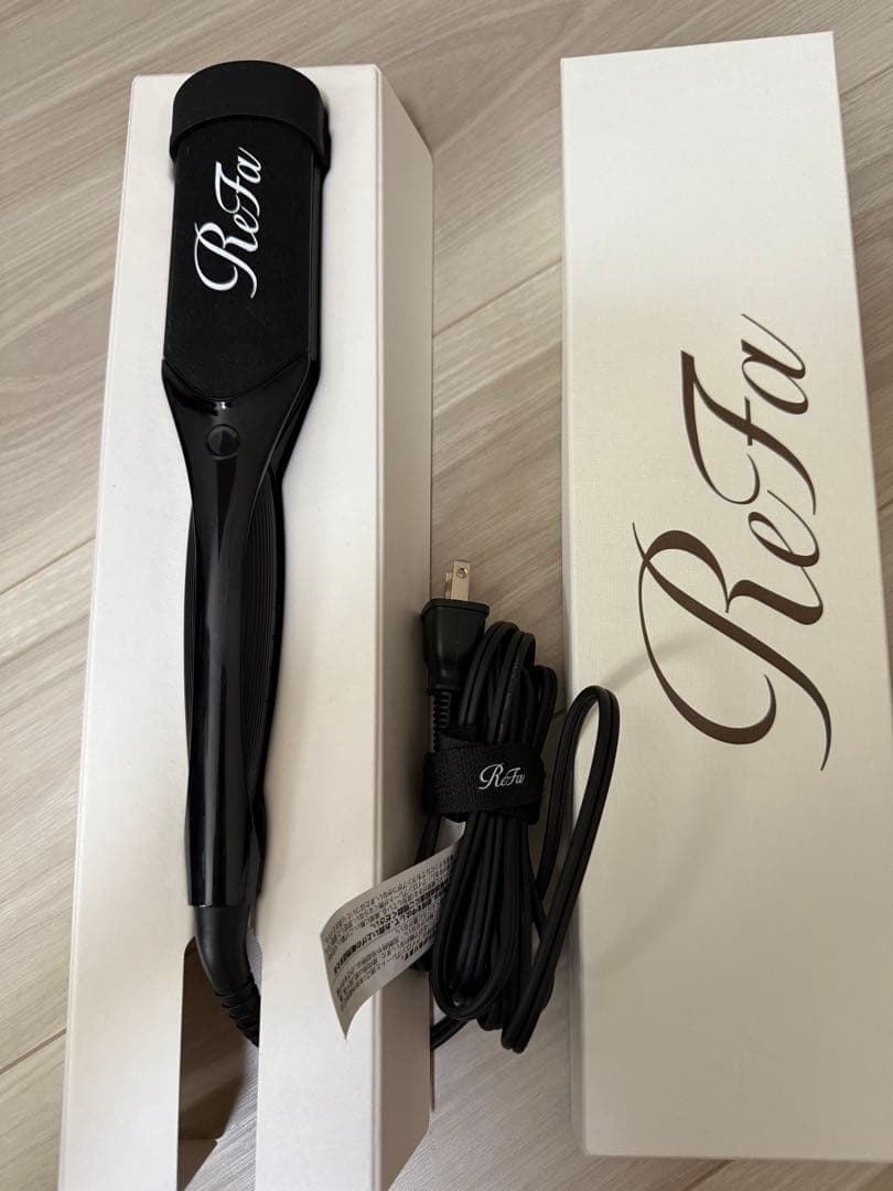 ReFa リファパワーストレートアイロンプロ 保証書有り　ブラック