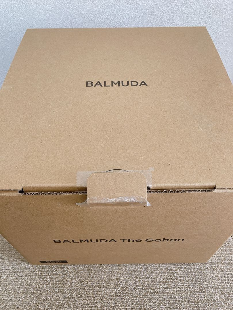 【新品未使用】BALMUDA The Gohan K08A-BK 新型
