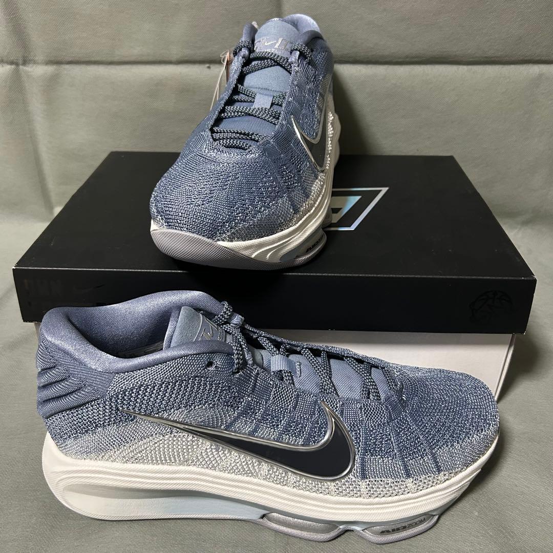 ナイキ　GTハッスル3 グレー　ブルー　ブラック　ホワイト　黒　白　青