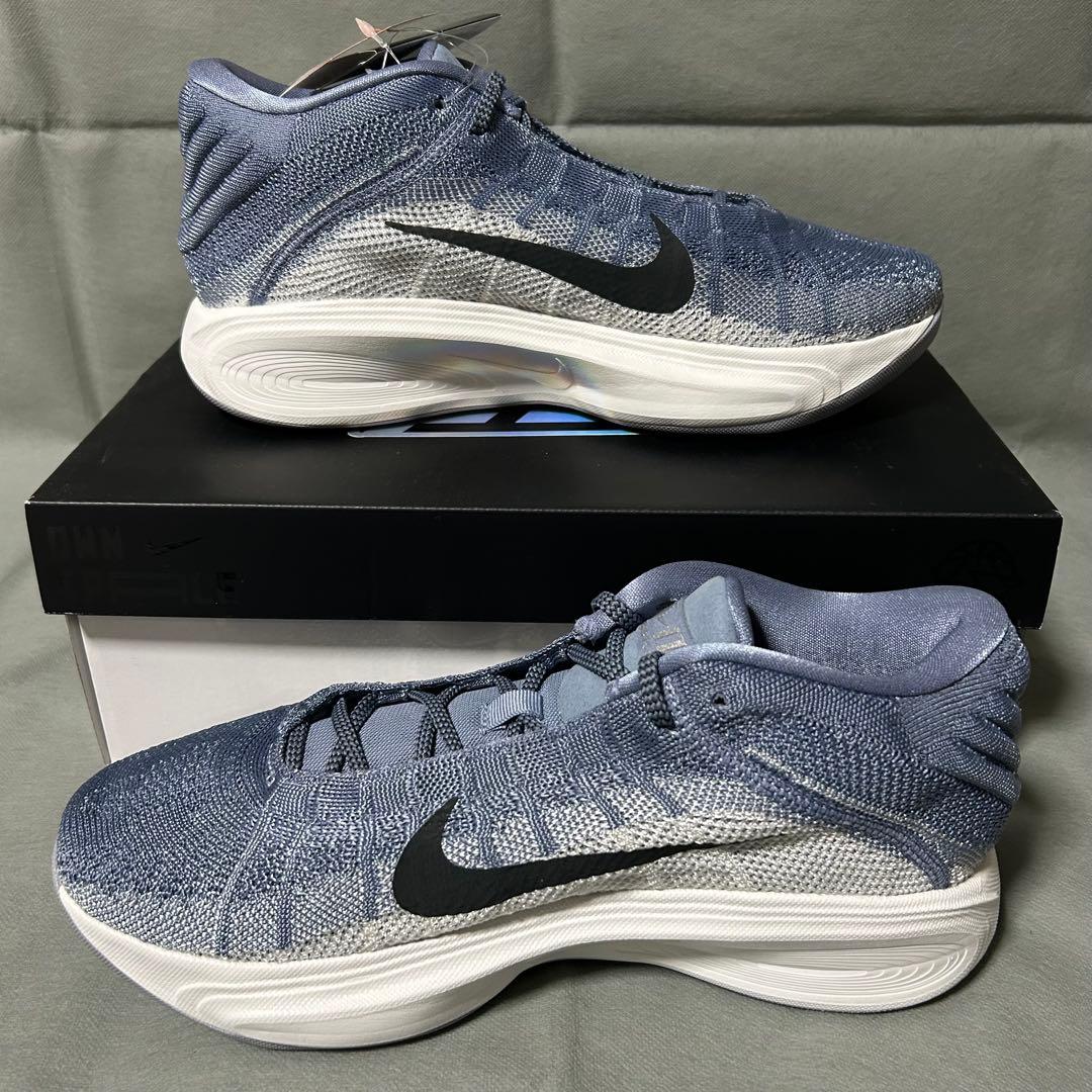 ナイキ　GTハッスル3 グレー　ブルー　ブラック　ホワイト　黒　白　青