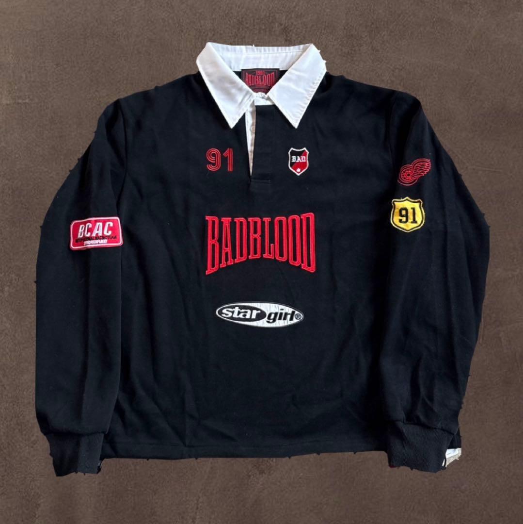 BadBlood ブラック　ポロシャツ