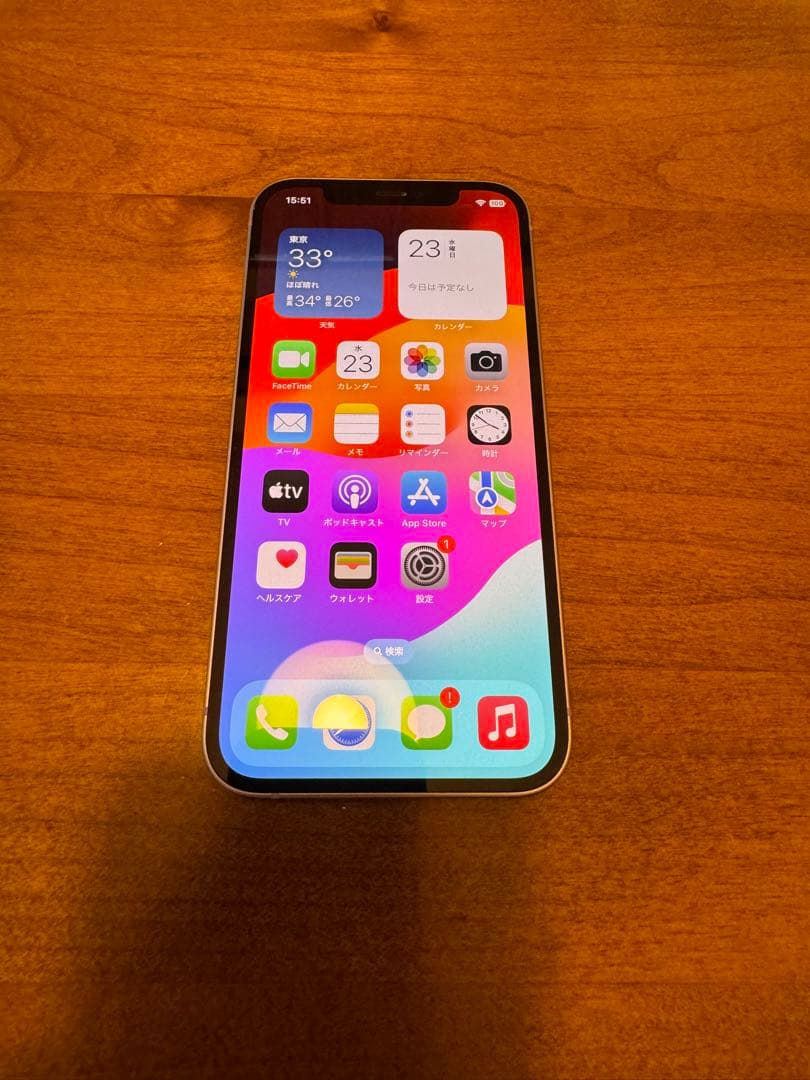 iPhone 12 パープル 128GB SIMフリー　美品