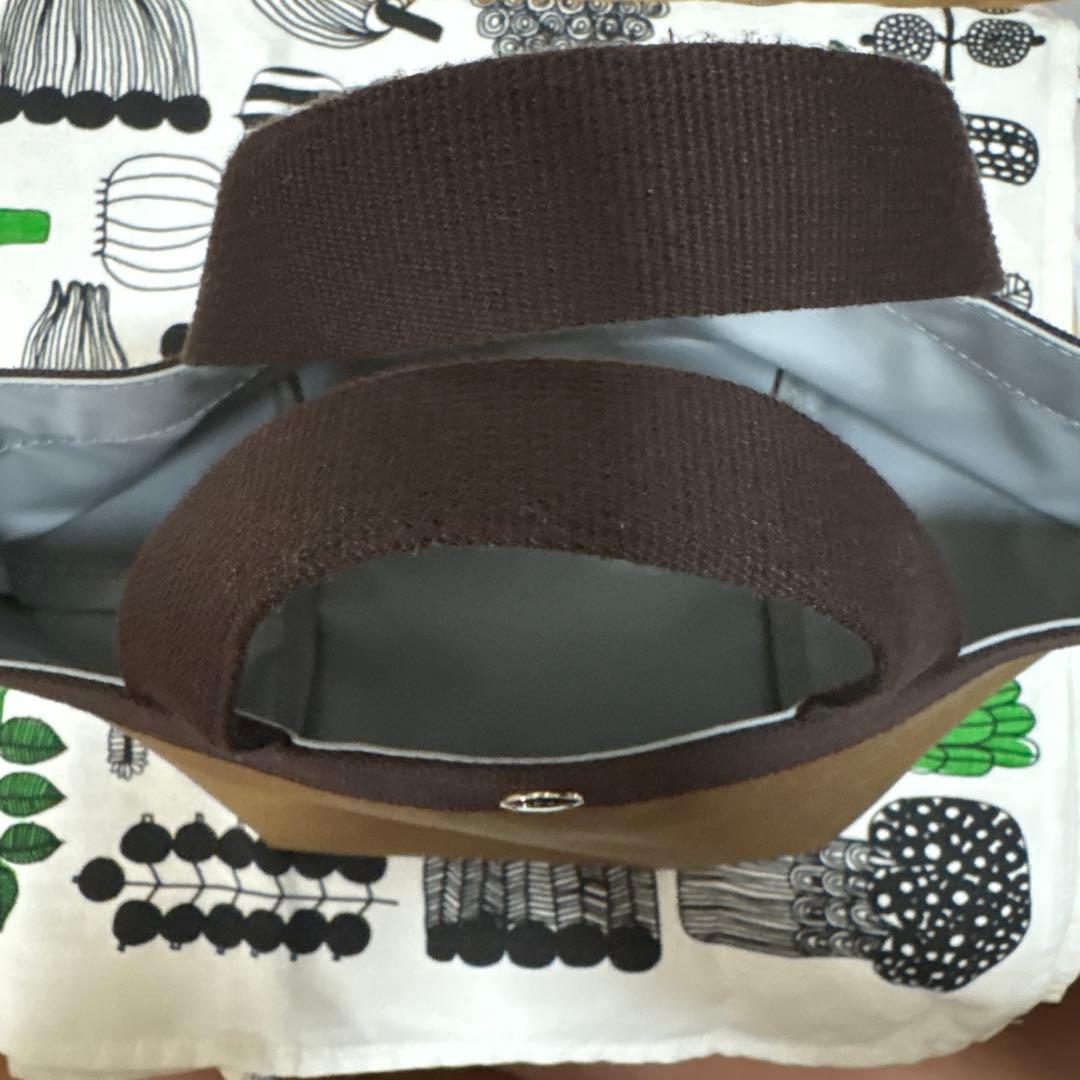 Herve Chapelier コーデュラ舟型トートバッグS 701Cシャモア