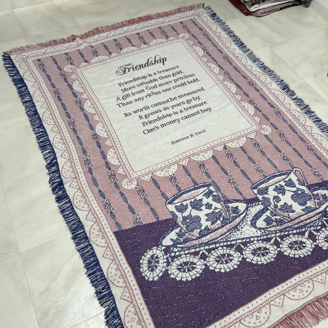 友情　マルチカバー　ソファカバー　ヴィンテージラグ　176x120