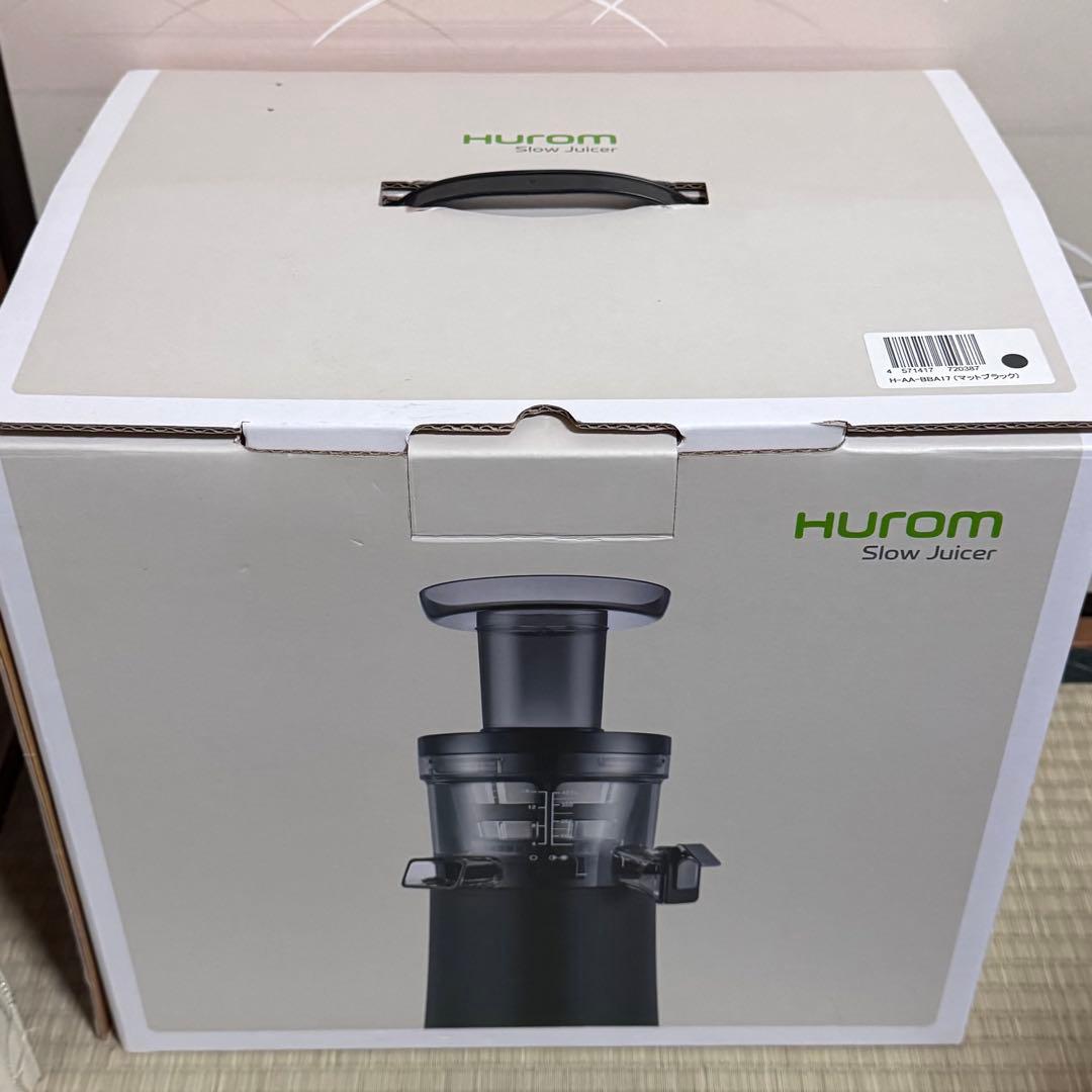 【美品】Hurom ヒューロム スロージューサー マットブラック