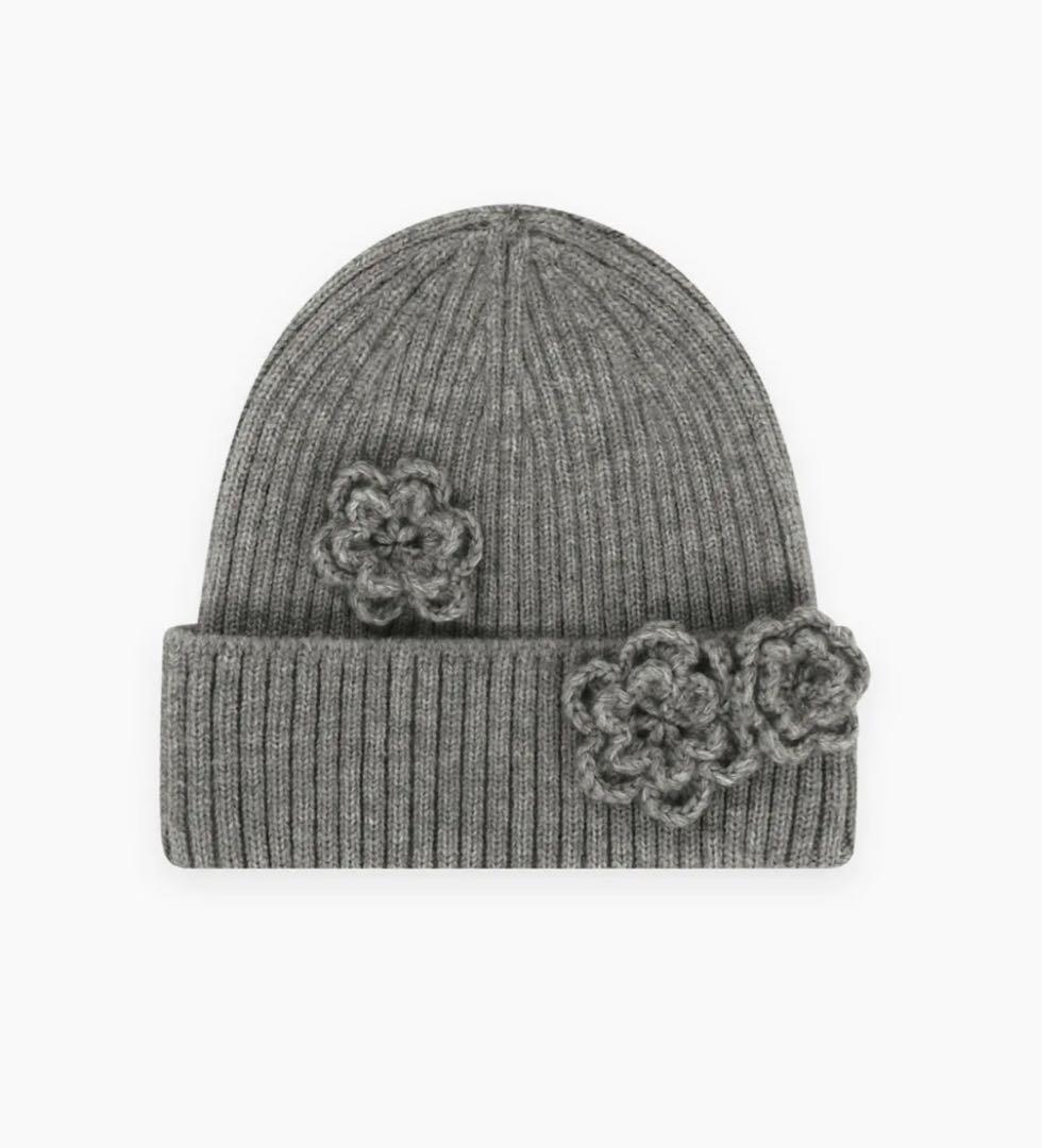 帽子 SINOON Flower Beanie (Melange Grey)
