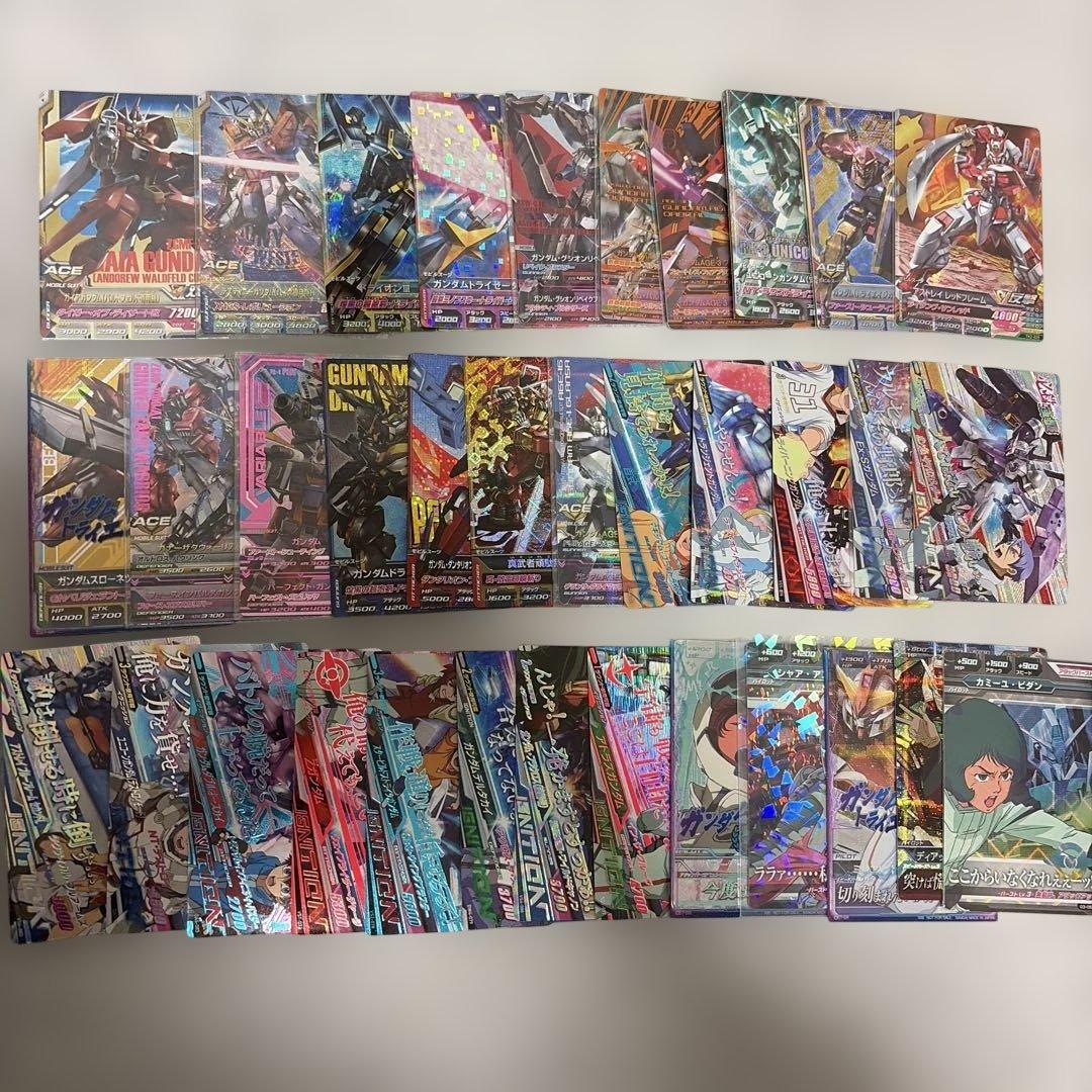 ガンダムトライエイジ　P、M、CP、Anivレア　まとめ売り