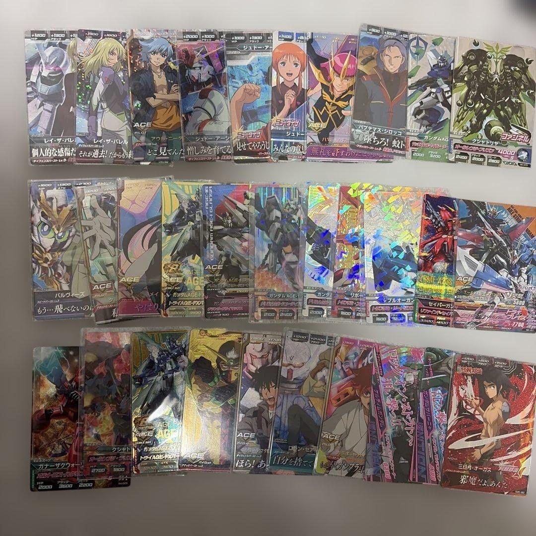 ガンダムトライエイジ　P、M、CP、Anivレア　まとめ売り