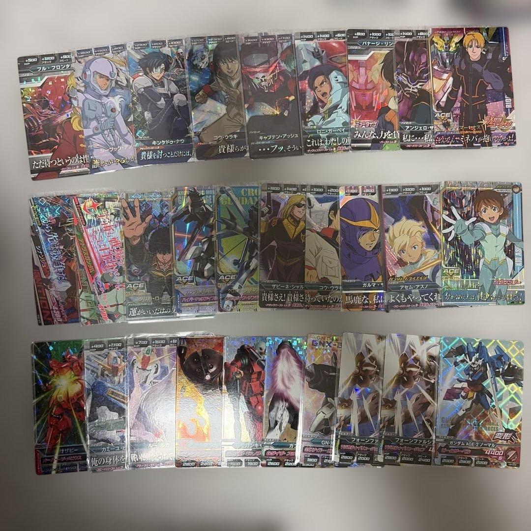 ガンダムトライエイジ　P、M、CP、Anivレア　まとめ売り