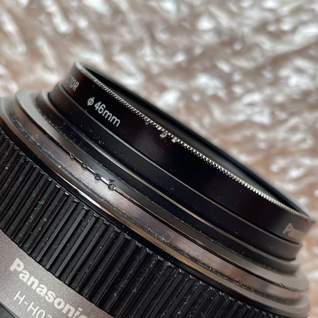 Panasonic LUMIX G 20mm F1.7 フィルター付き