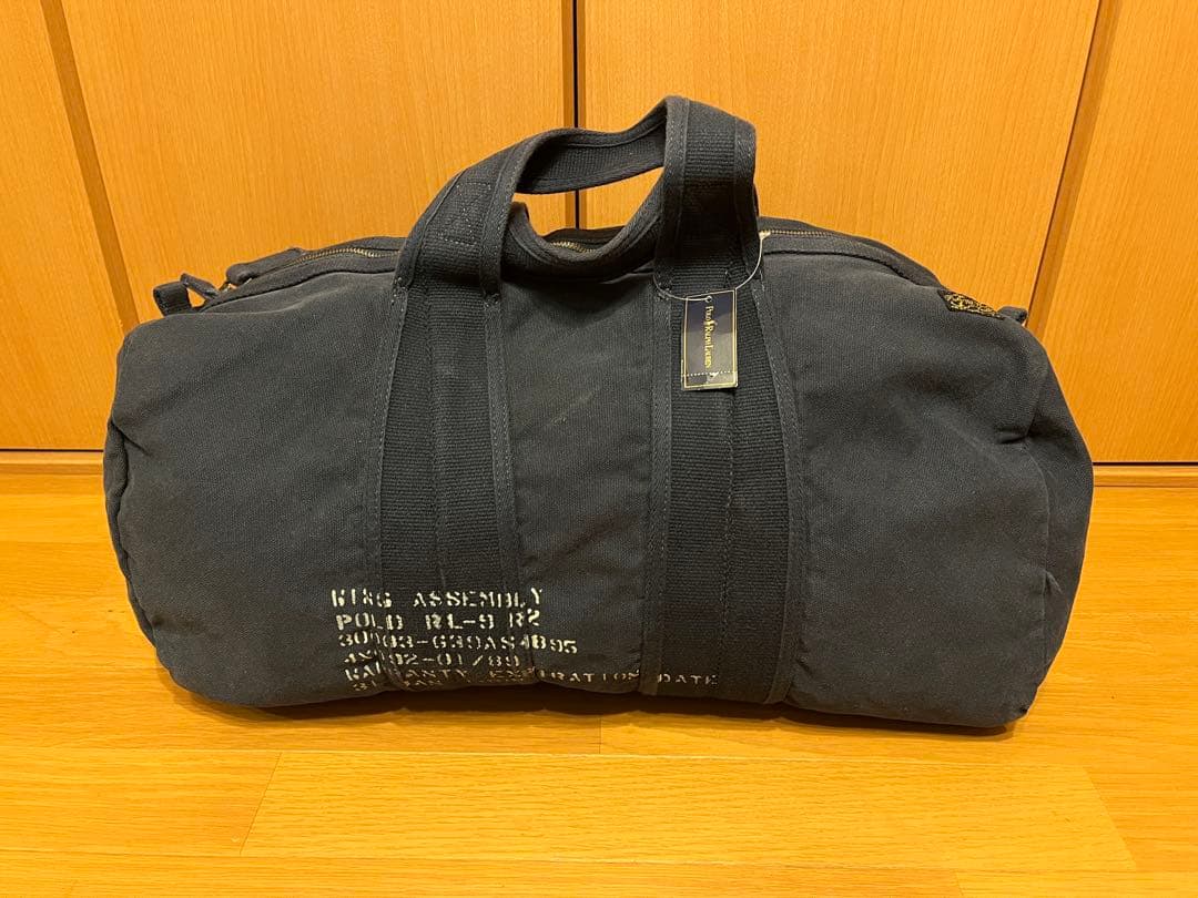 ポロラルフローレン ミリタリーボストンバッグ デッドストック ユーズド加工