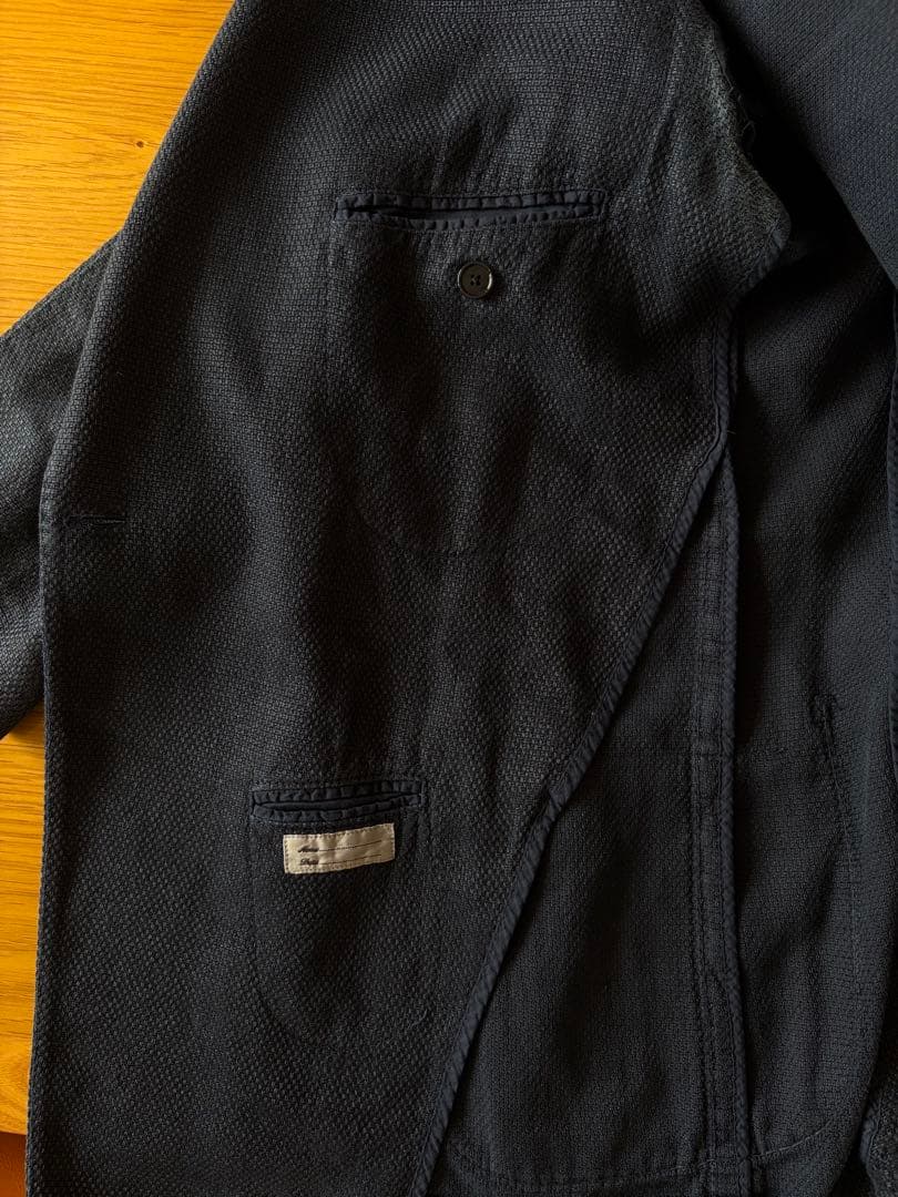 【yoroshi】TAGLIATORE ネイビー ダブルブレストジャケット