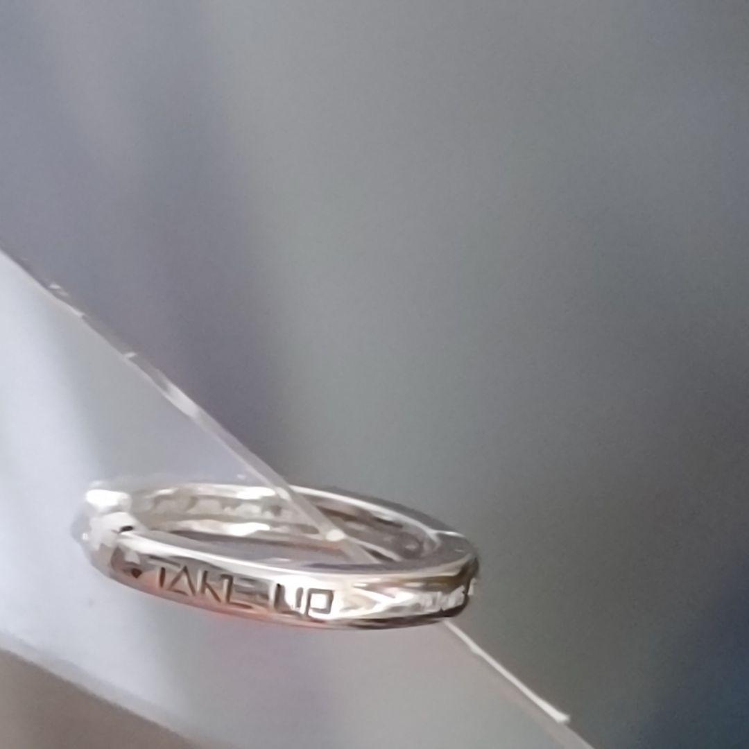 【TAKE-UP】K14WG ダイヤフ－プ 　ピアス(片耳)