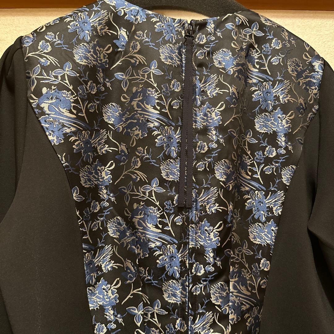 Super Beauty 2025タグ付ジャガード織切替ワンピース