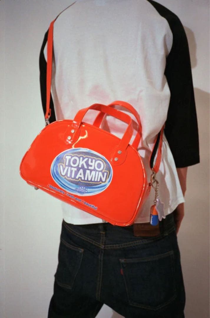 希少品Afb × TOKYO VITAMIN ボストンバッグ　ストラップ付き