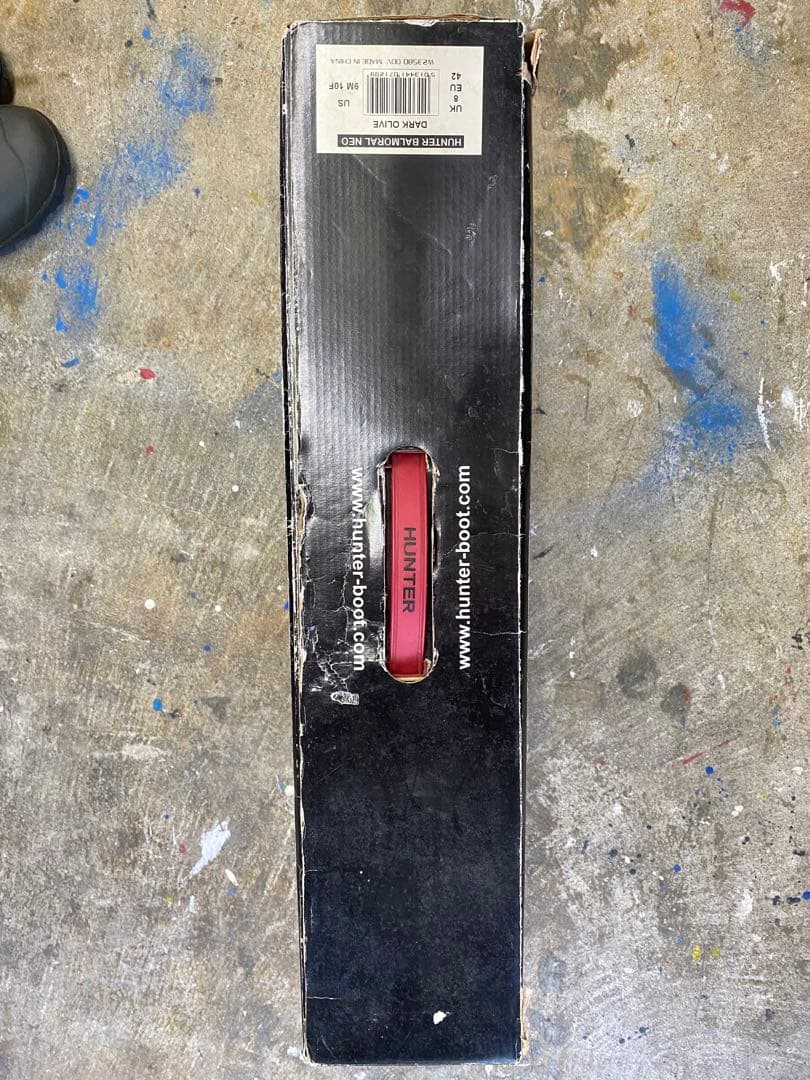 ハンターHUNTER レインブーツ 26.5cm箱付き