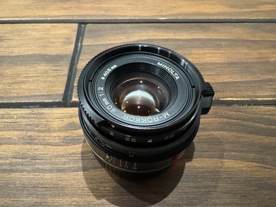 OH済み MINOLTA M-ROKKOR 40mm F2 並行カム