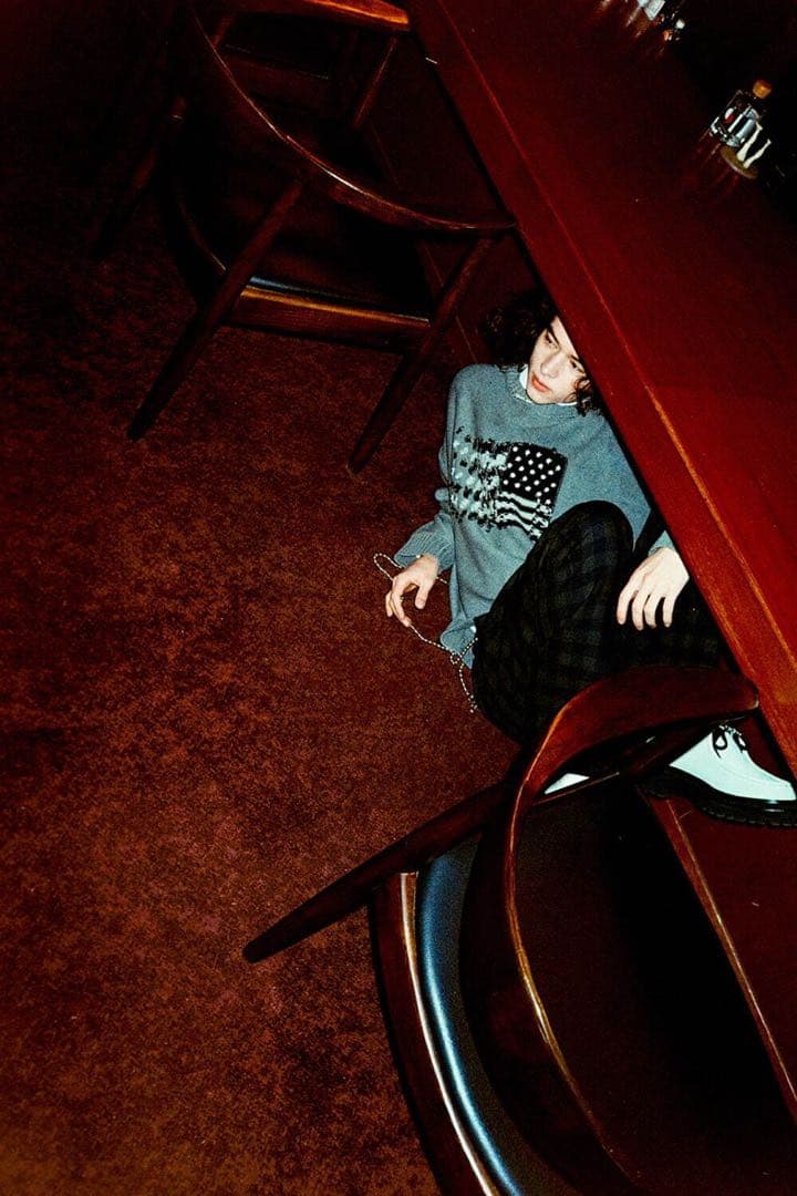 DAIRIKU 22AWバイカー チェック スラックス パンツ