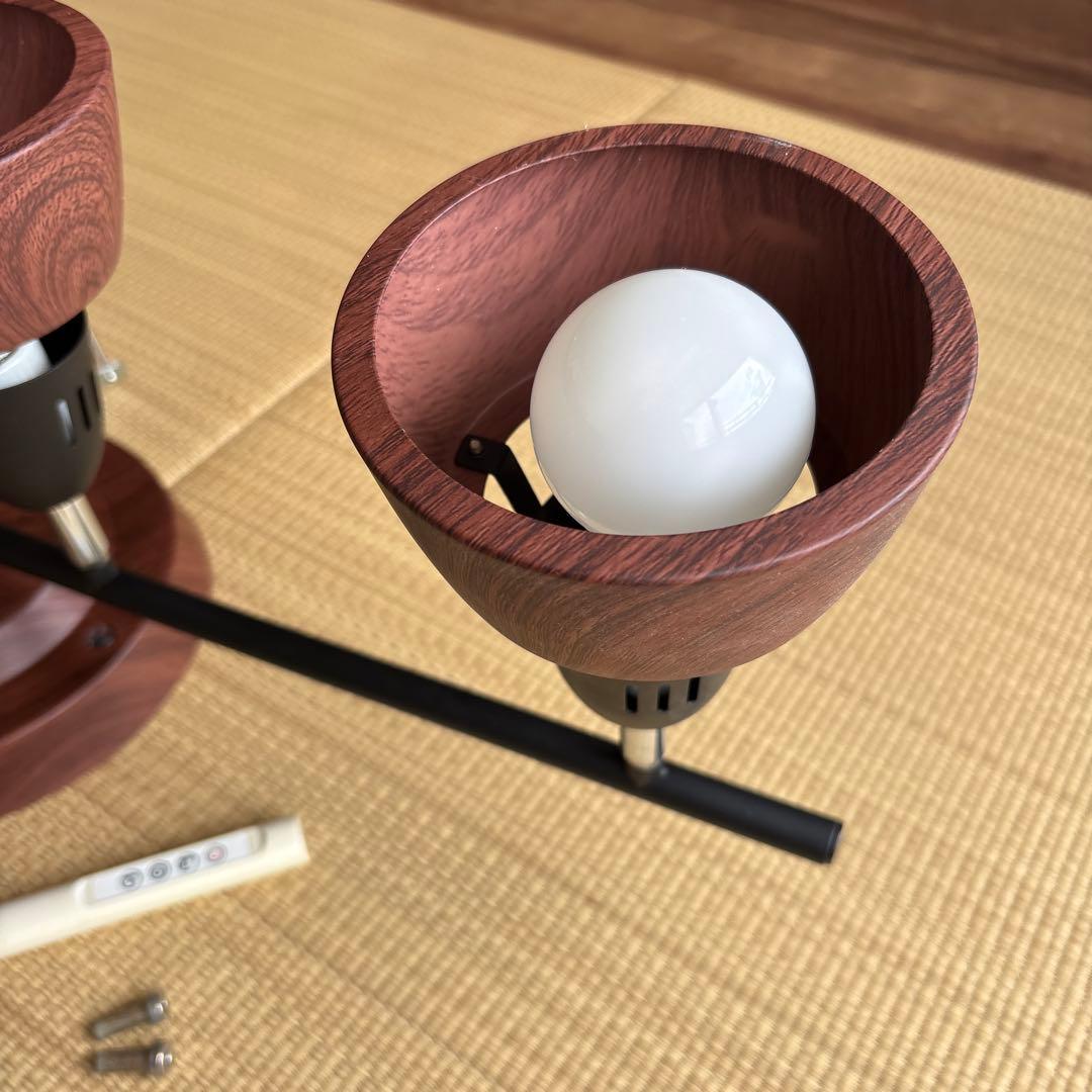 アートワークスタジオ　ハーモニーリモートシーリングライト　4連　電球付き