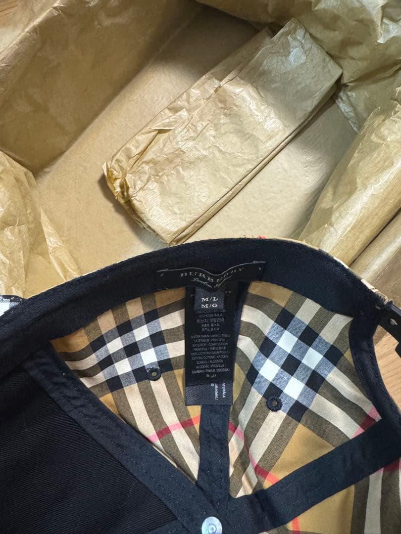 K*す様 【新品未使用】BURBERRY バーバリー　ベースボールキャップ