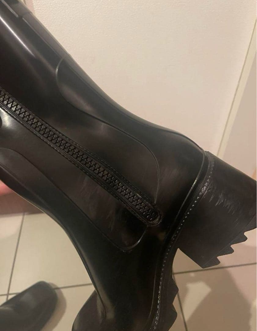 Chloé ブラック betty レインブーツ