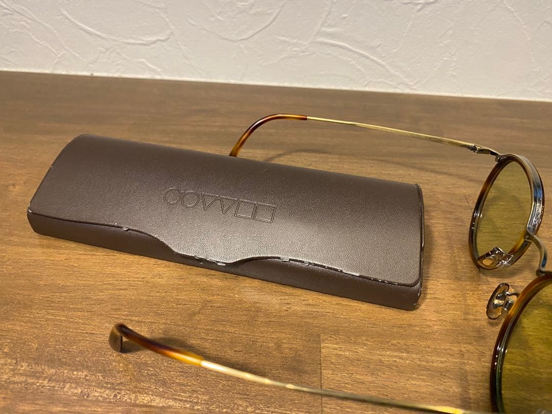 オリバーピープルズ　Waterston ラウンド グリーンレンズ