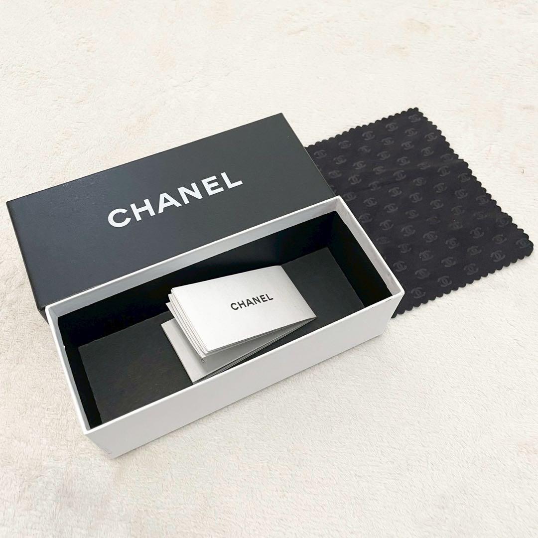 美品✨CHANEL シルバー グラデーション サングラス　ココマーク　リムレス