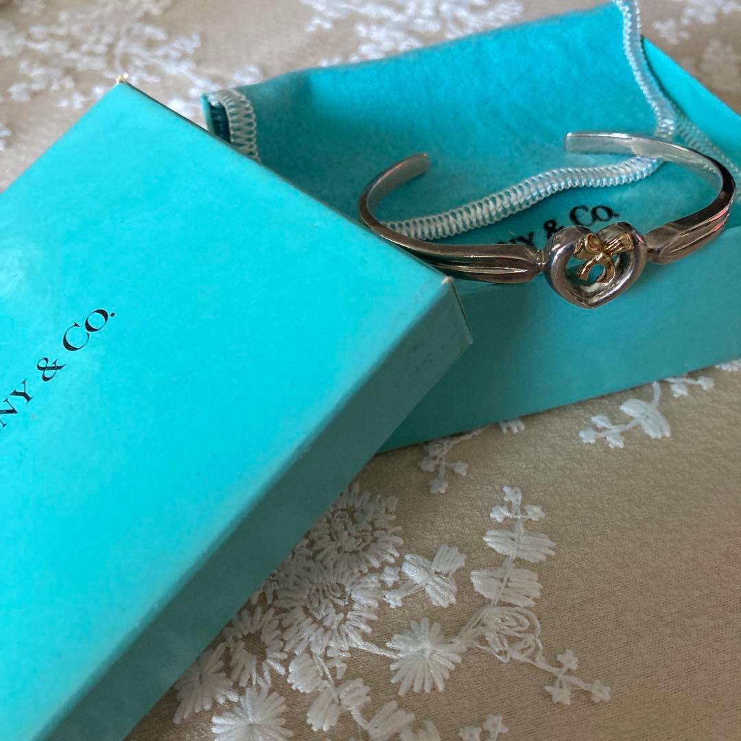 ティファニー TIFFANY ハート リボン バングル