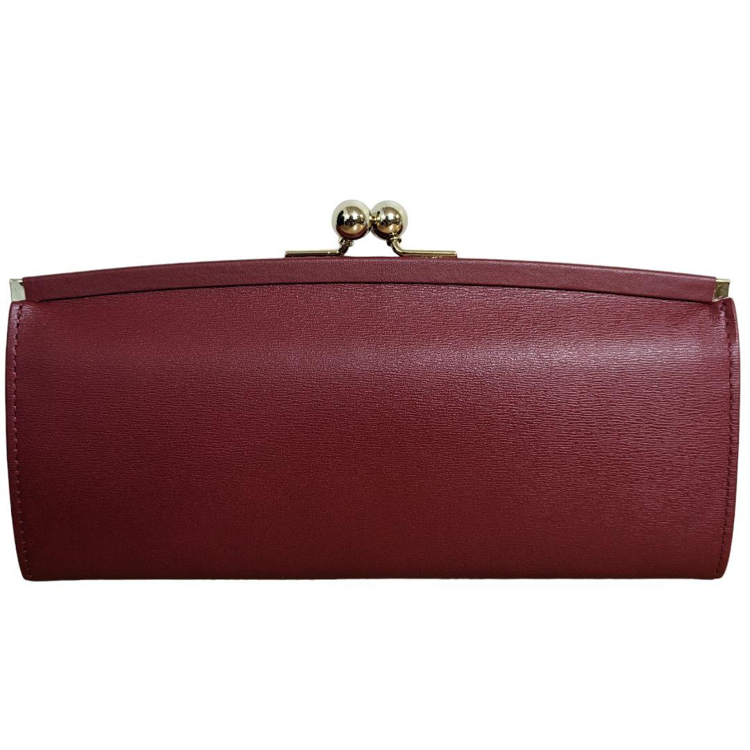 新品 ポールスミス がま口長財布 PSレターズ レッド レディース