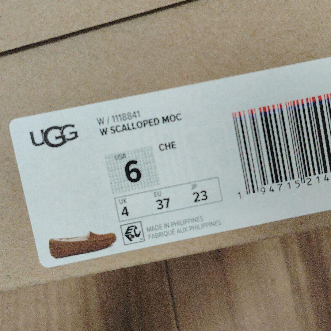 最終値下[新品未使用]UGGアグ♡モカシン チェスナット23cm US6