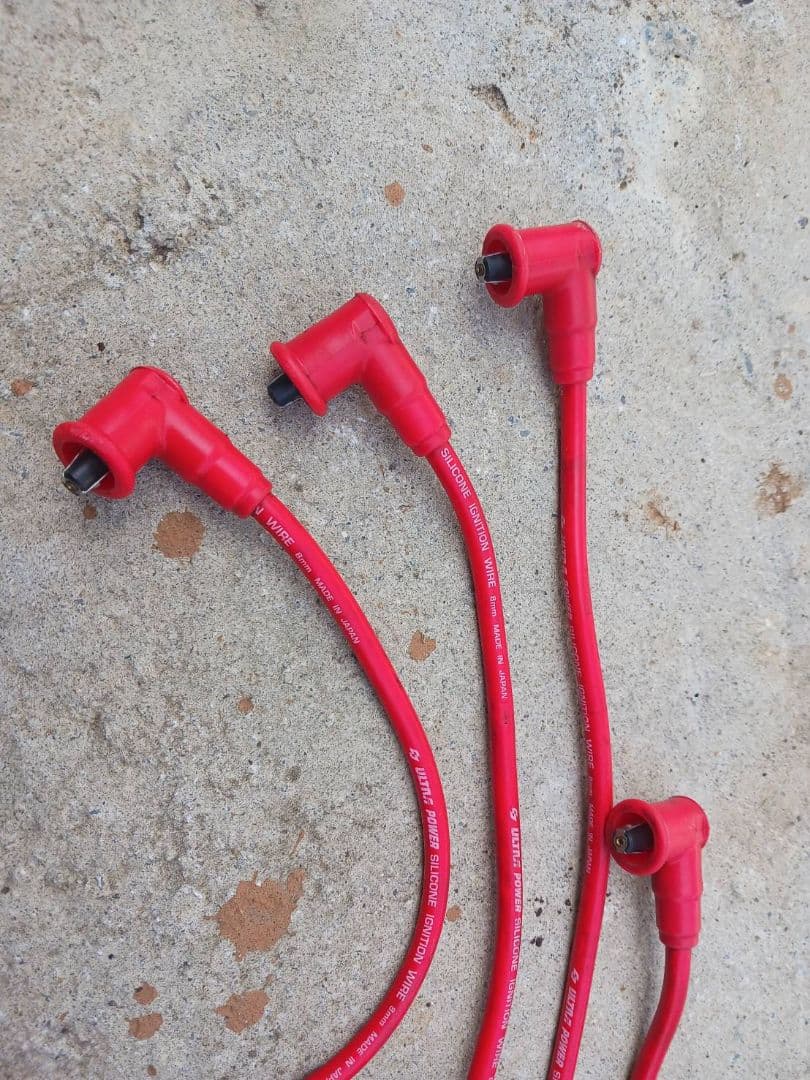 ジムニーja22　永井電子　ウルトラ　シリコンパワー　プラグコード