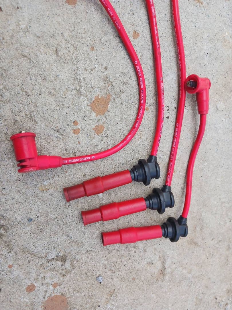 ジムニーja22　永井電子　ウルトラ　シリコンパワー　プラグコード