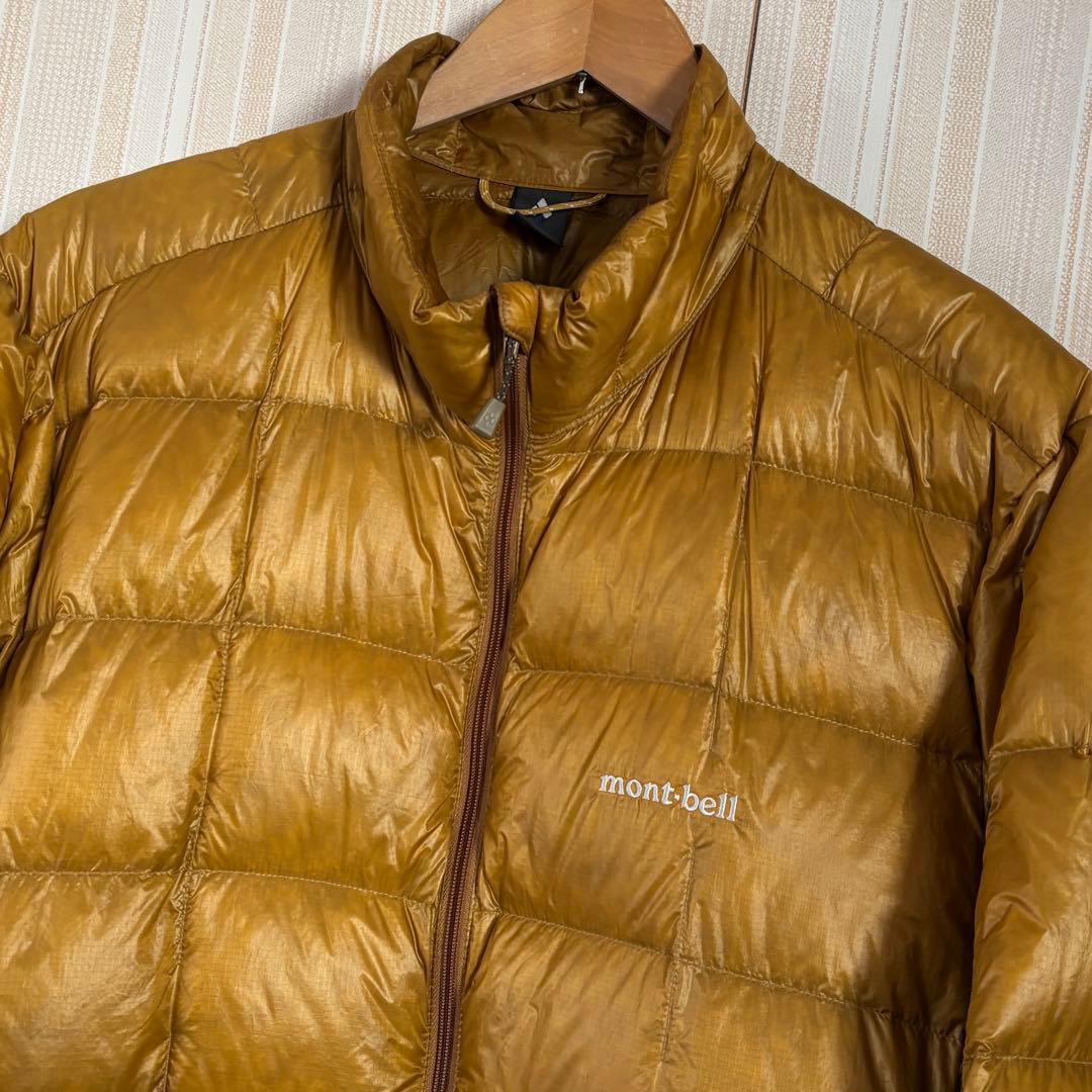 希少カラー mont-bell スペリオダウンジャケット キャメル