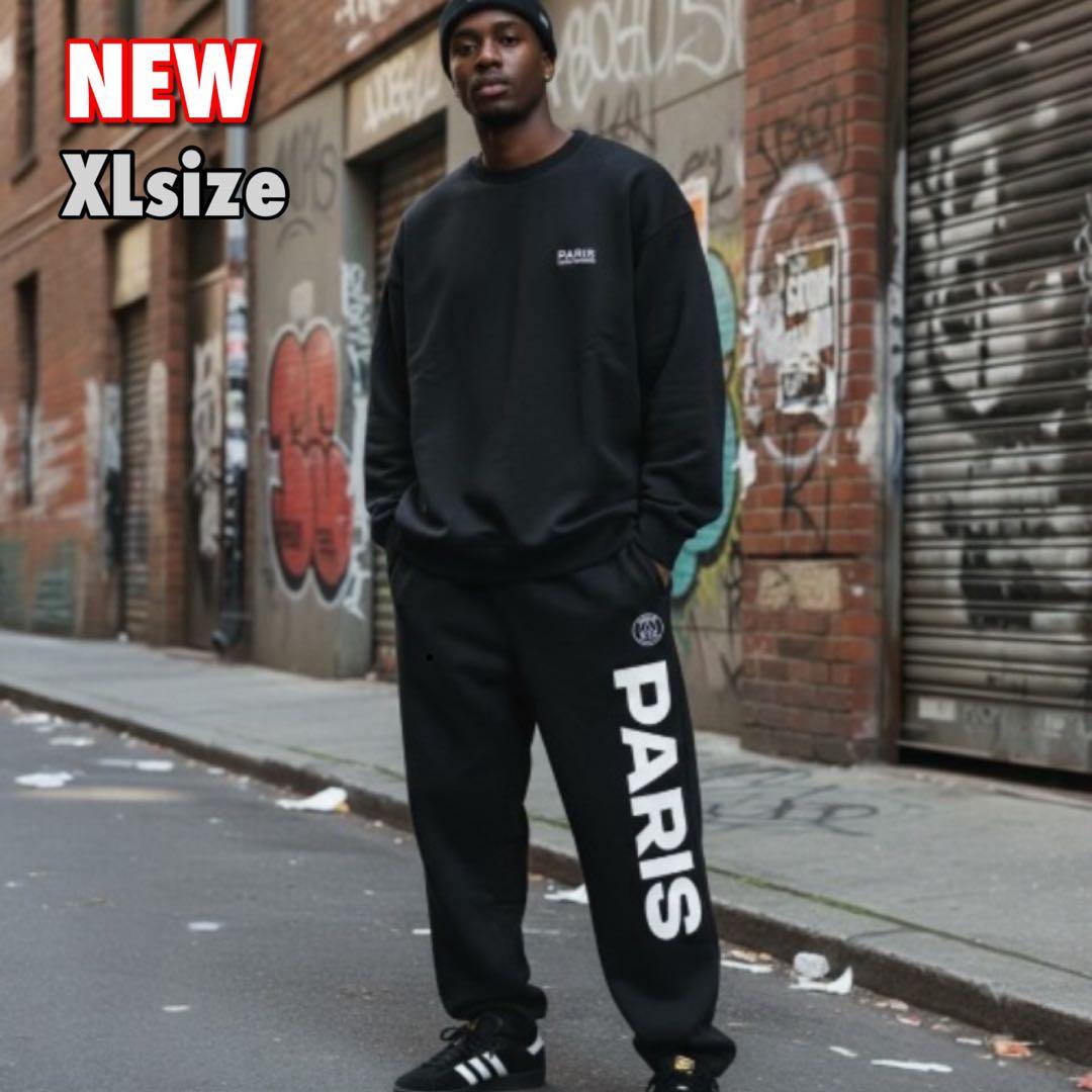 【新品】 パリサンジェルマン スウェットセットアップ (ブラック) おまけ付き