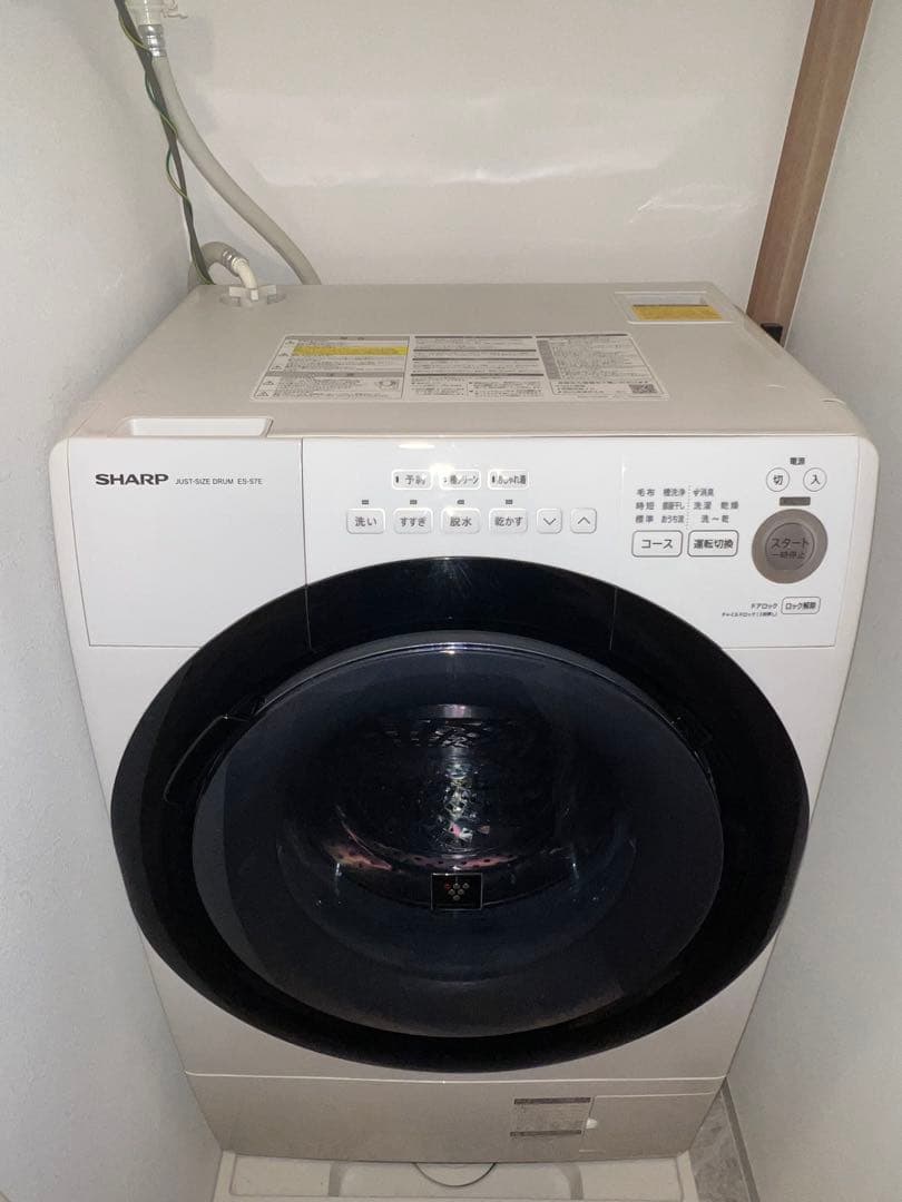 【送料・設置費込み】SHARP ドラム式洗濯乾燥機 ES-S7E