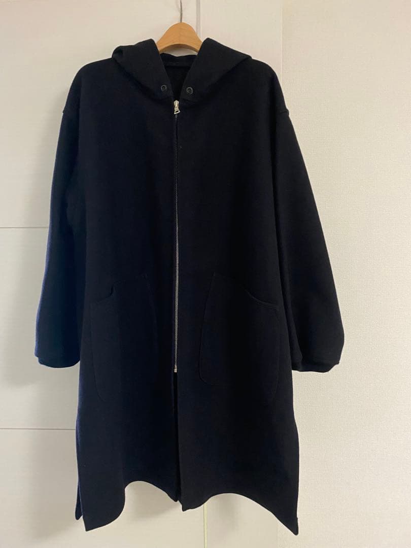 最終値下comoli メルトンフーデッドコート