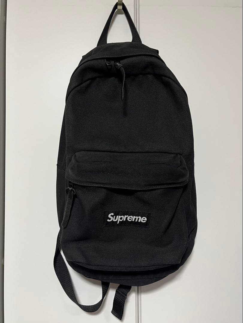 Supreme Canvas Backpack Black リュック