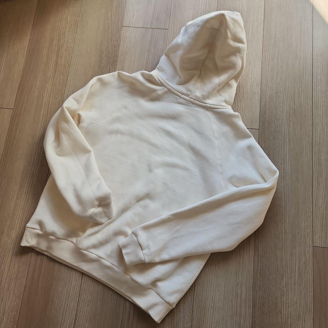 【美品】ポロラルフローレン　ホワイト フード付き パーカーSサイズ