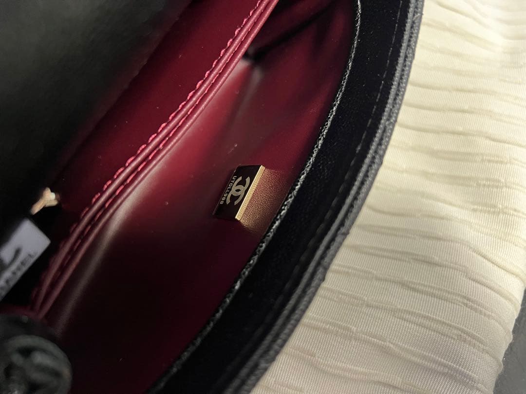 や*様 CHANEL ブラック キルティング ショルダーバッグ　ノベルティ