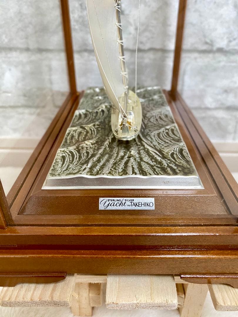 関工芸 ケース付 ヨット シルバー985 銀製品 STERLING 船 武比古