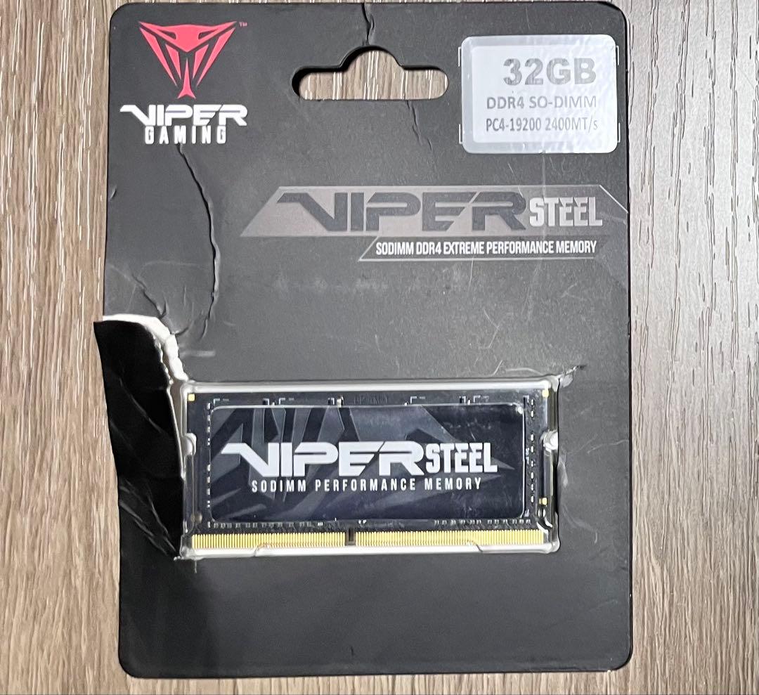 32GB メモリ DDR4 SO-DIMM PC4-19200 2400MT/s