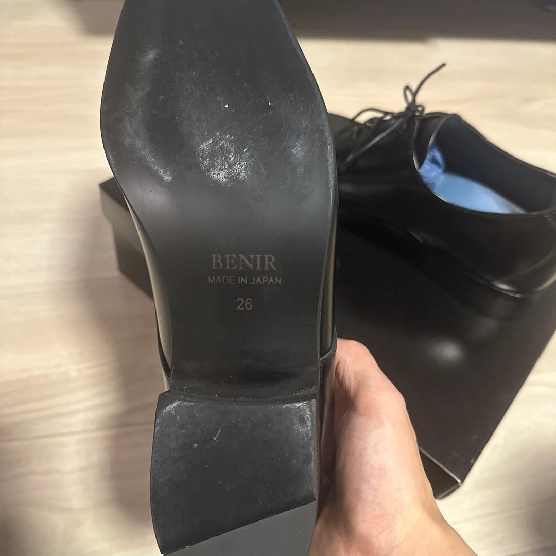 BENIR ベニル26cm メンズシューズ　ウエディング　革靴