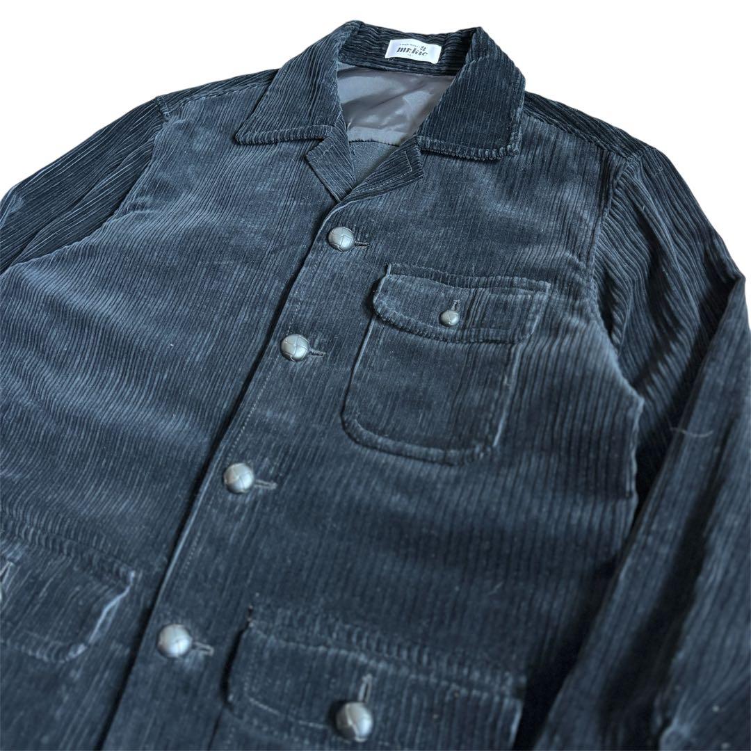 Vintage 70s【ALL BLACK】太畝コーデュロイ ジャケット