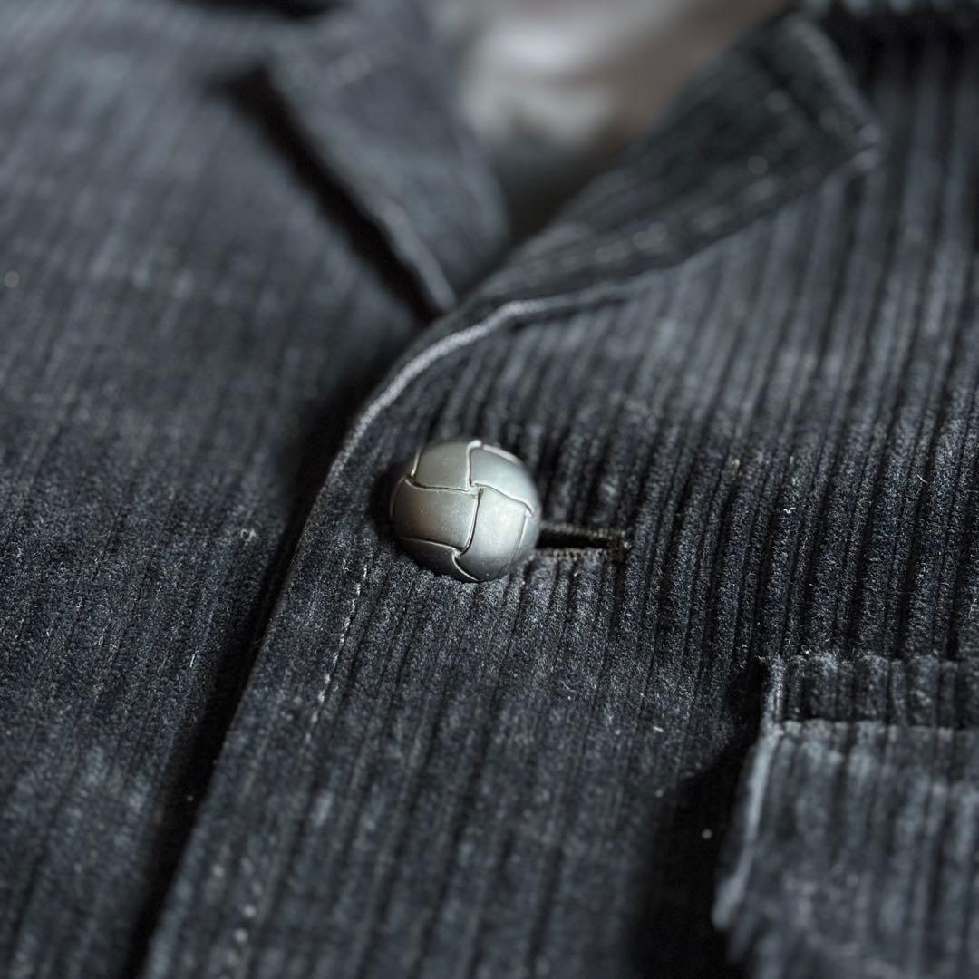 Vintage 70s【ALL BLACK】太畝コーデュロイ ジャケット