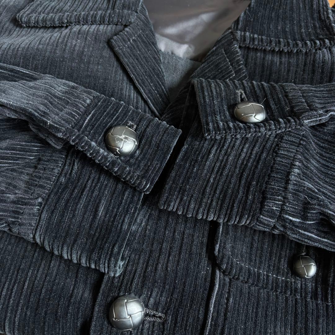 Vintage 70s【ALL BLACK】太畝コーデュロイ ジャケット