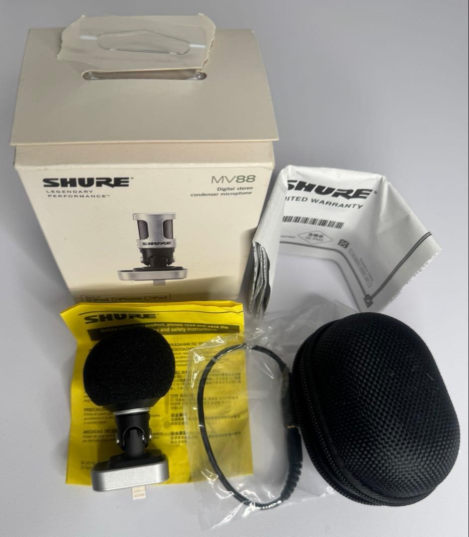 SHURE MV88 iPhone iPad スマホマイク