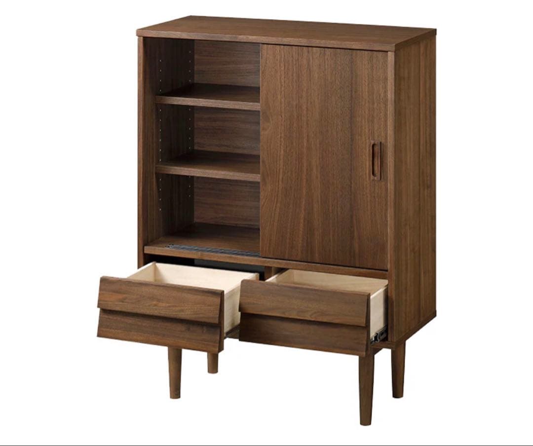 ウニコunicoスライドドアキャビネット TALVI(タルヴィ)