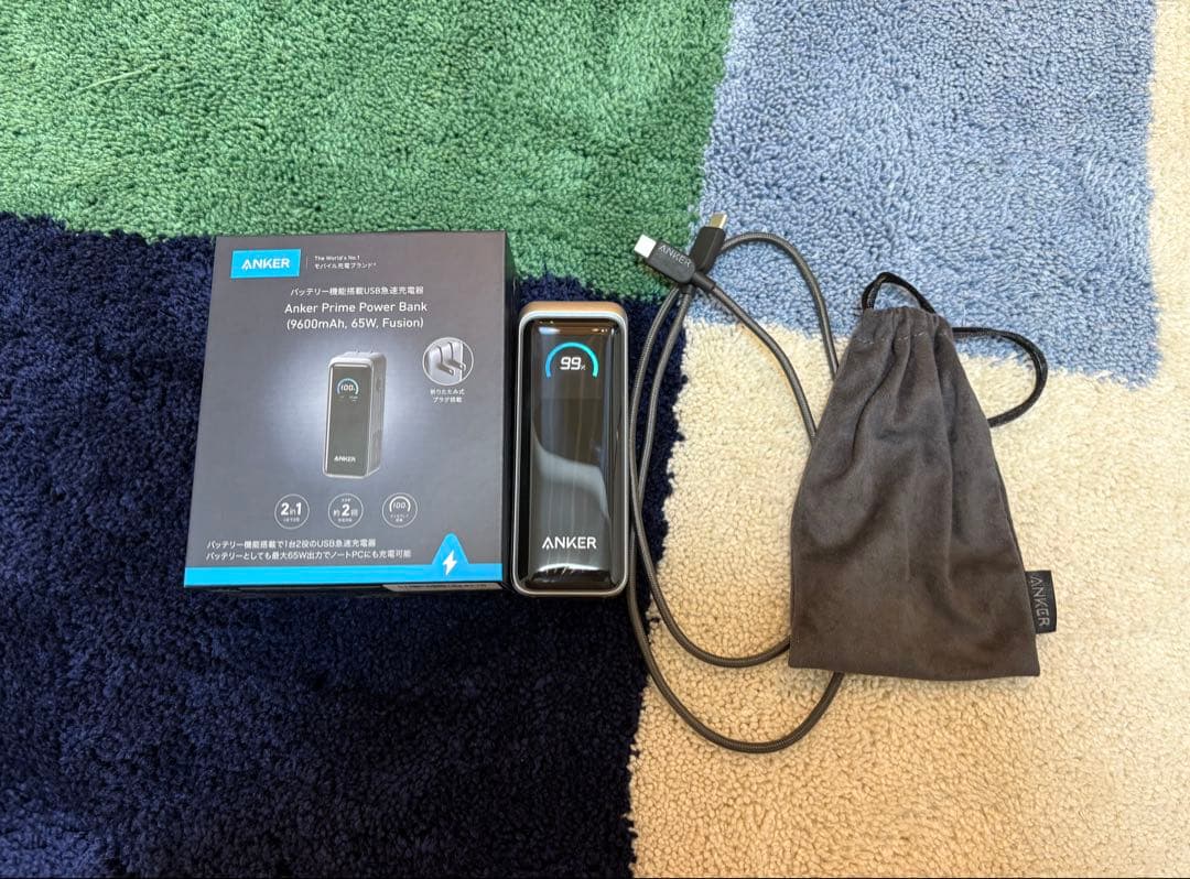 スマホアクセサリー AnkerPrimePowerBank(9600mAh,65W,Fusion)