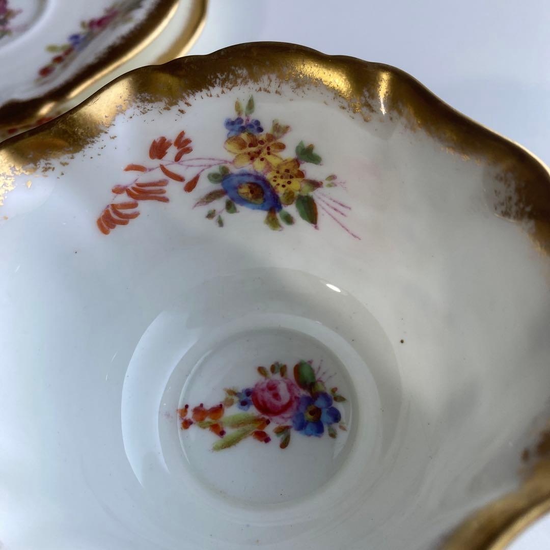 イギリスアンティーク　ハマースレイ ロントン　ドレスデン スプレイ トリオ