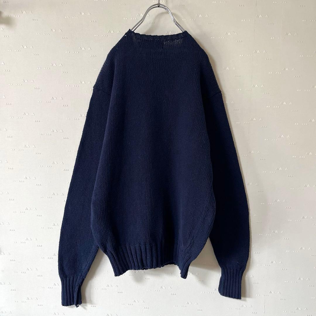 希少 古着 90's ポロスポーツ ラルフローレン コットンニット 星条旗